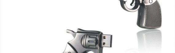 USB stick Revolver – Metaal